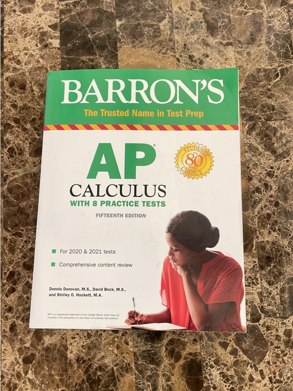 Barron's AP Calculus Test Prep Book - Green/White - Picture 2 of 6